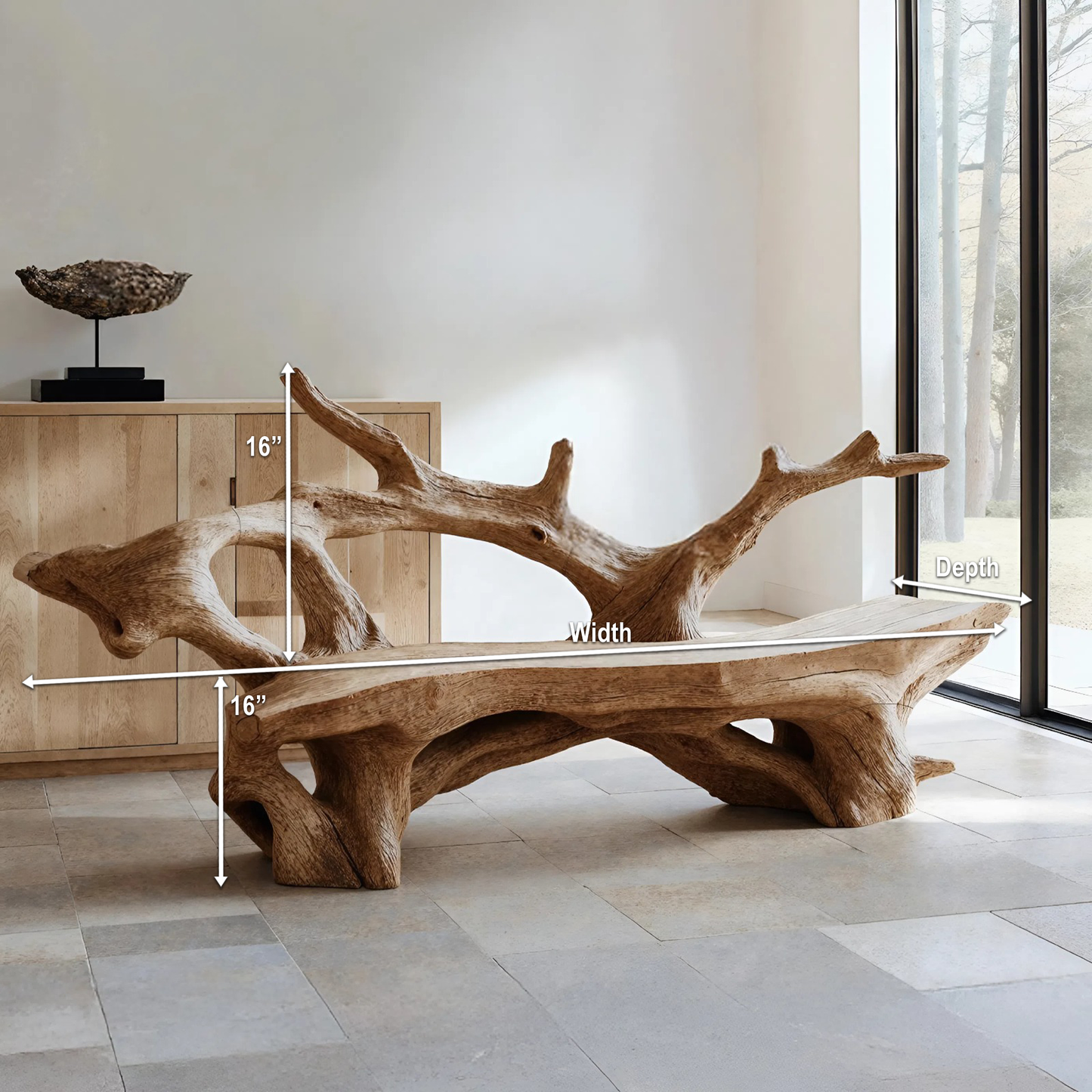 Farmhouse Live Edge Bench Outdoor Decor For Unique Garden Spaces