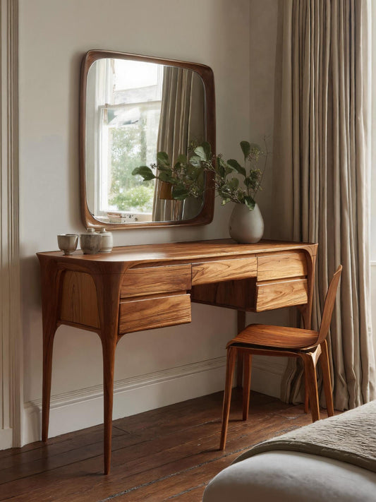 Handmade Vanity Desk With Drawers For Bedroom