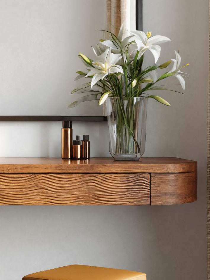 Modern Floating Vanity Table For Bedroom