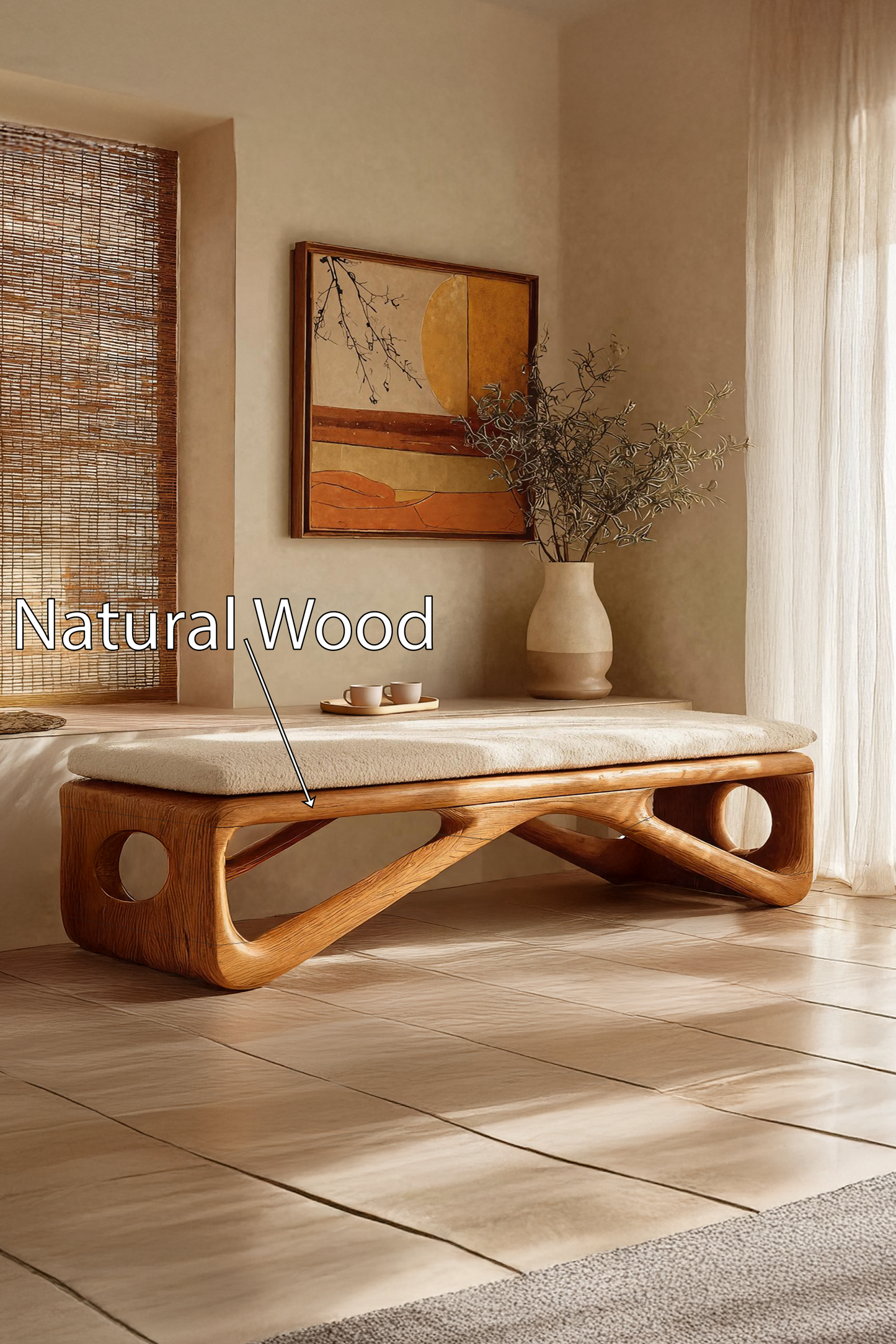 Farmhouse Wooden Bench For Cozy Bedroom Corners