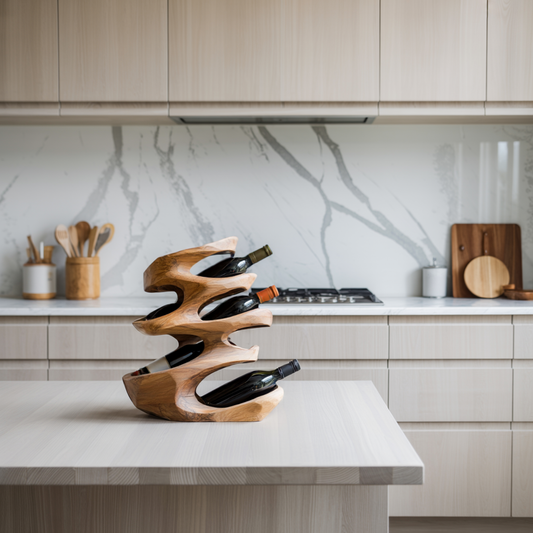 Farmhouse Wine Holder For Cozy Dining Room