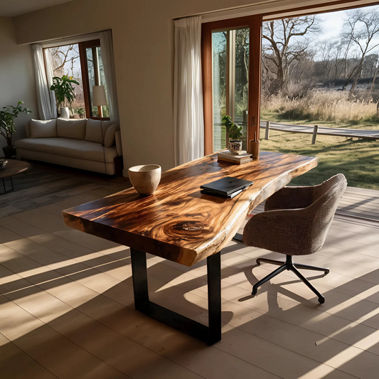 Handcrafted Solid Wood Tabletop For Furniture Decor