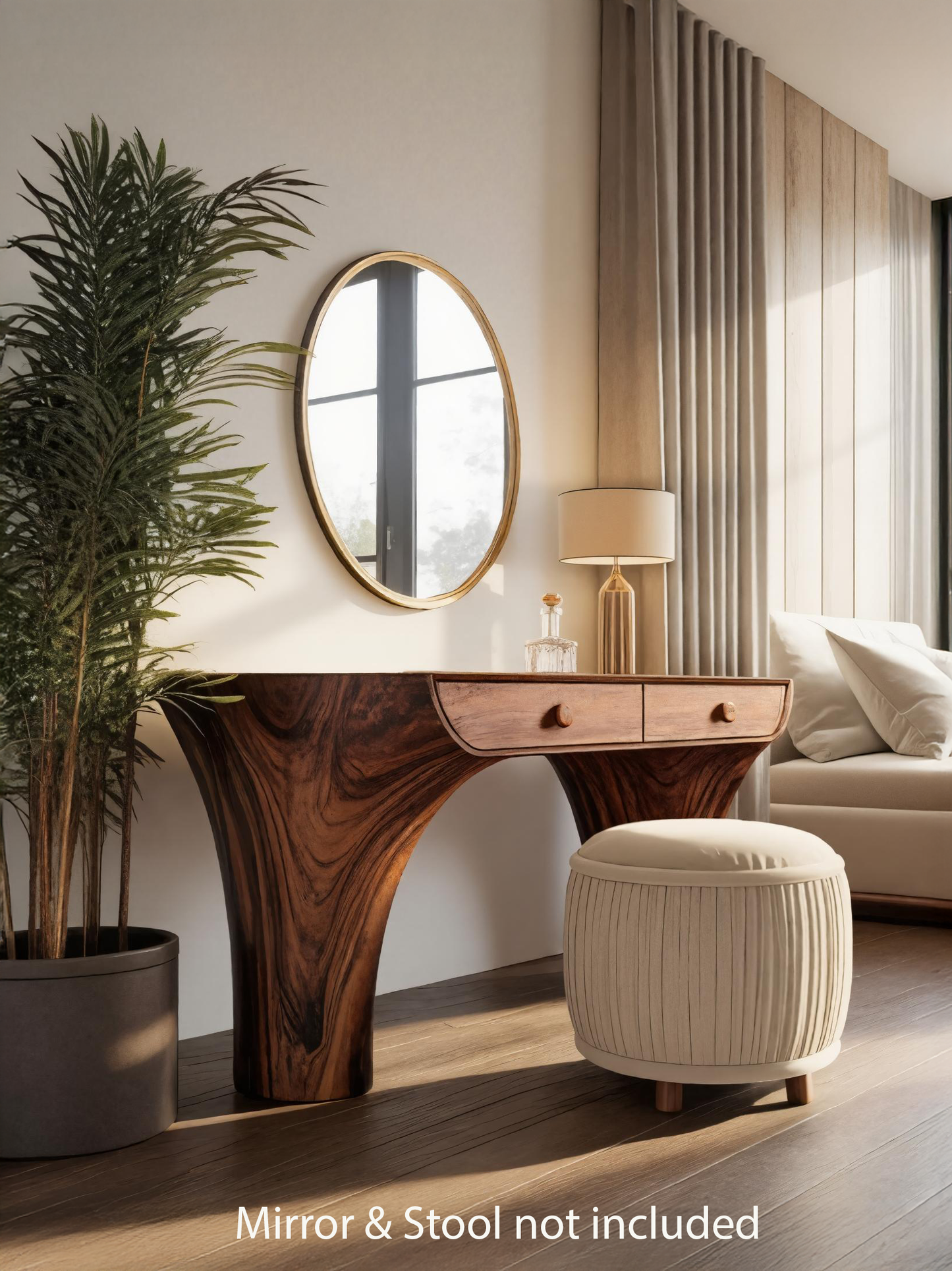 Modern Handmade Vanity Desk For Bedroom