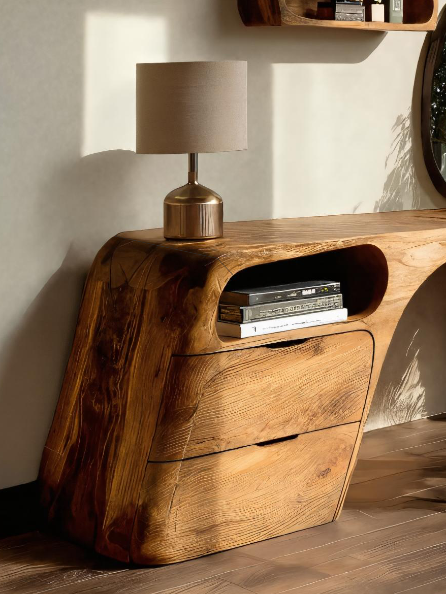 Modern Vanity Table With Storage Drawers For Bedroom