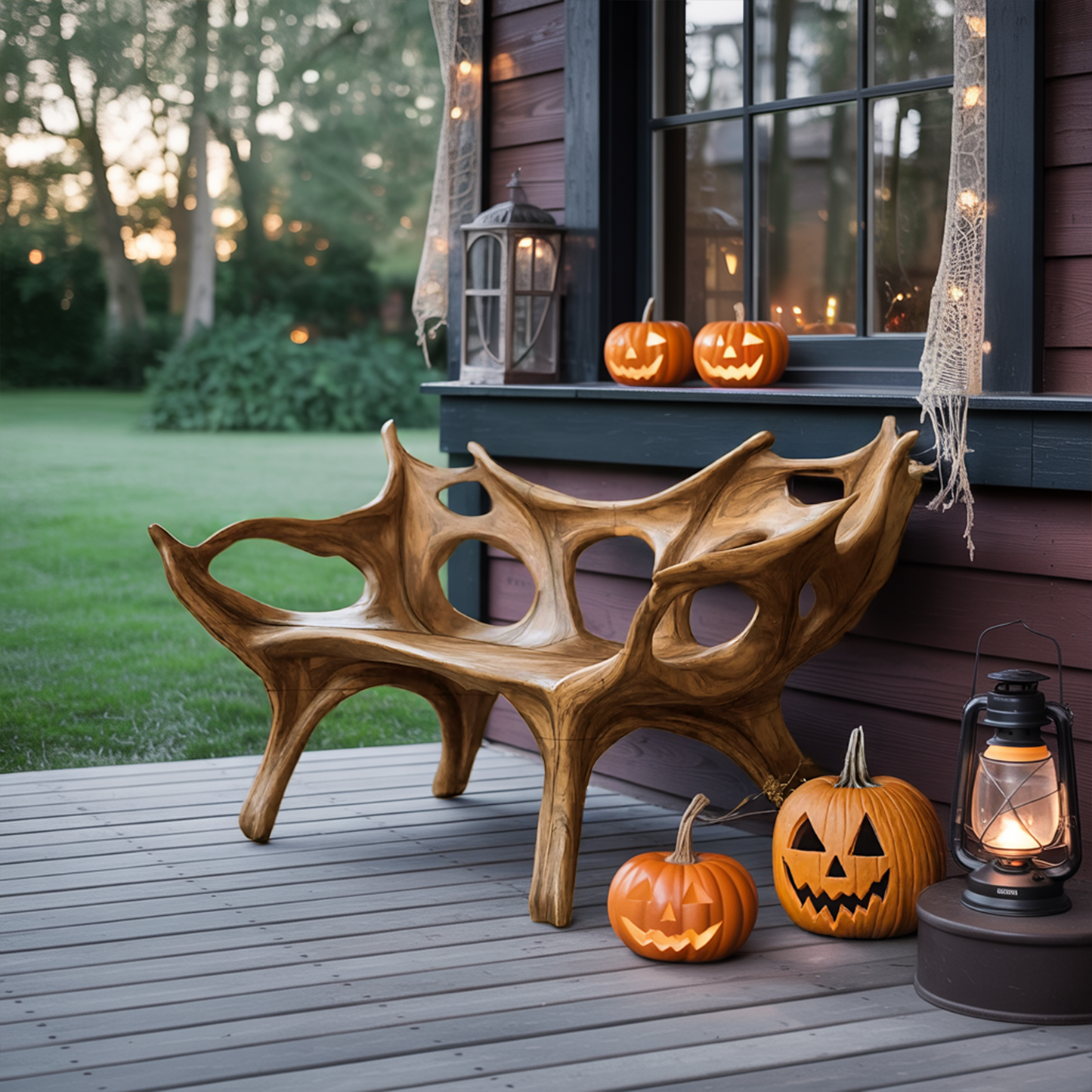 Mid Century Halloween Patio Chair For Unique Halloween Home Decor