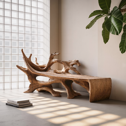 Farmhouse Wooden Bench Outdoor Seating For Classic Porches