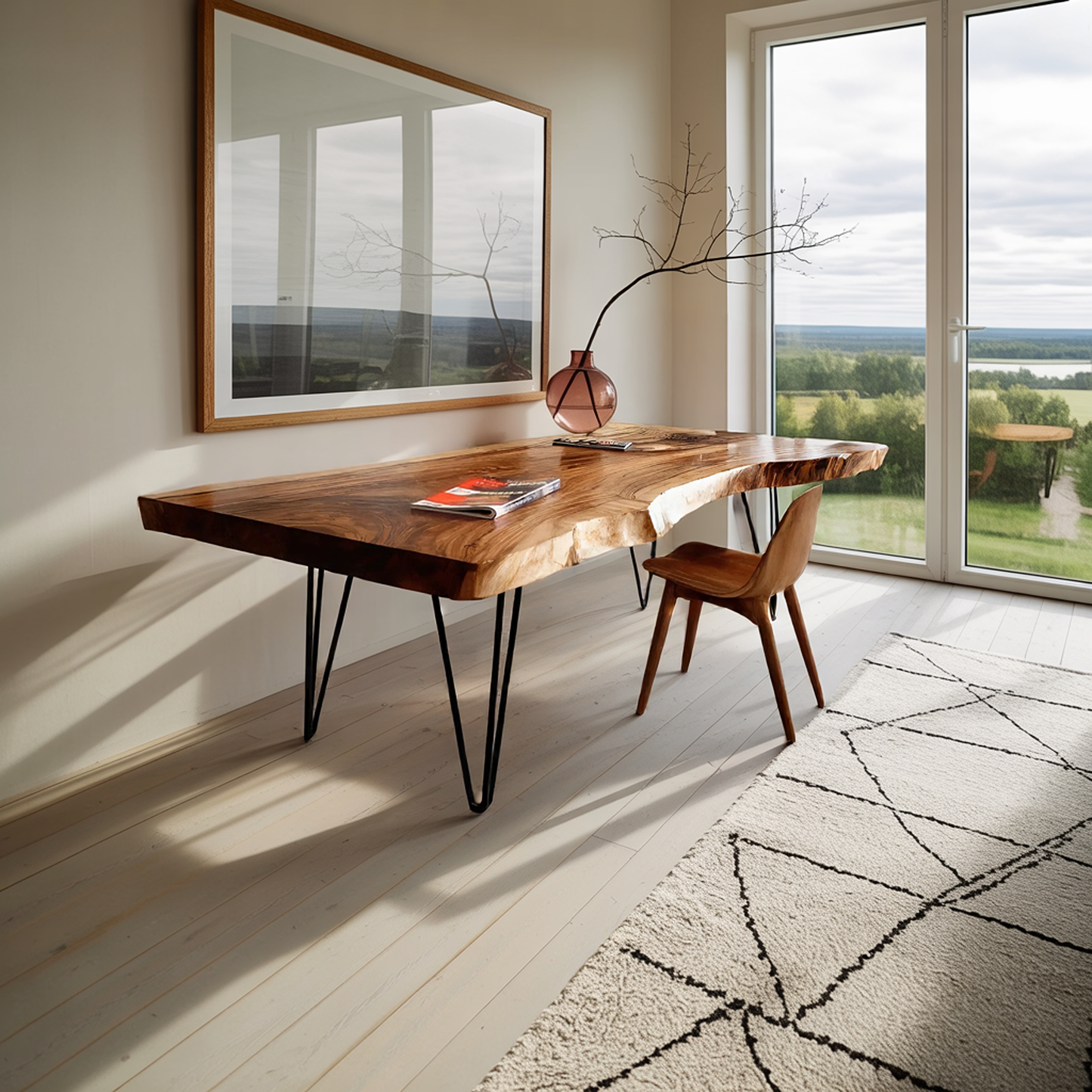 Farmhouse Wooden Tabletop For Rustic Home Decor