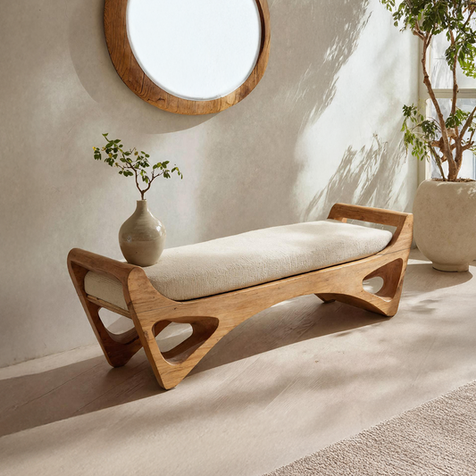 Handcrafted Bedroom Bench For Functional Furniture Styling