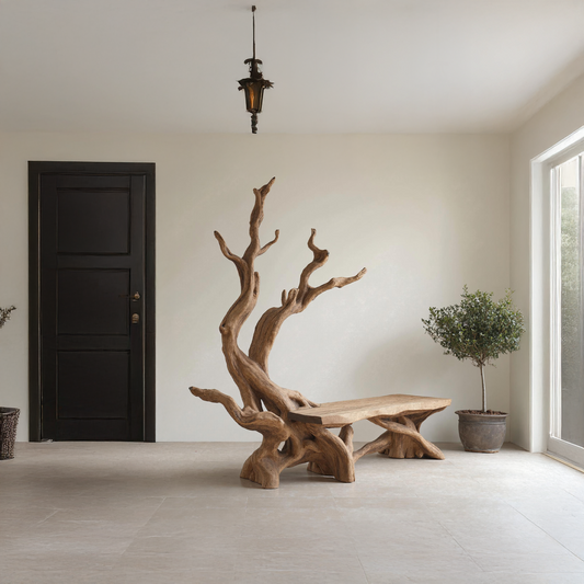 Mid Century Wooden Bench For Versatile Indoor Bench Solutions